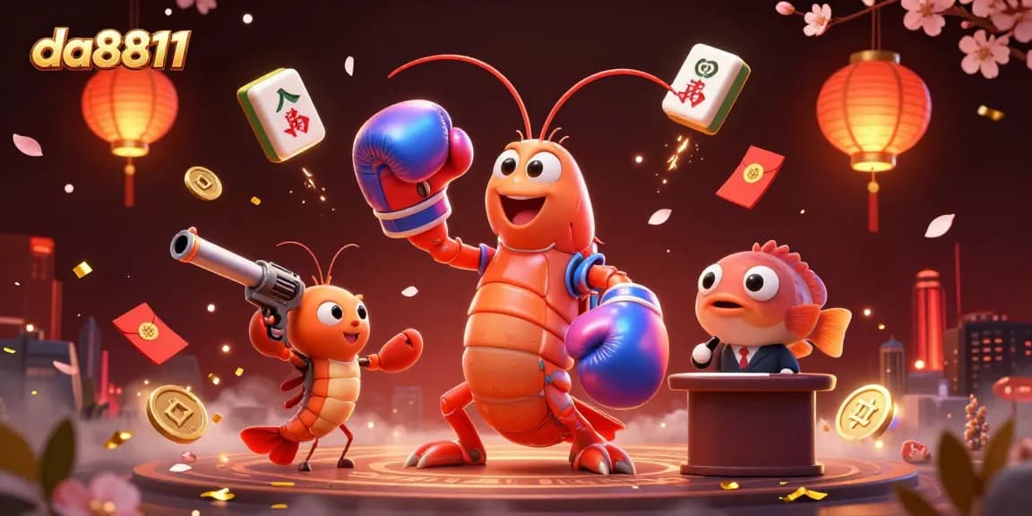 Experience thrilling gameplay with da8811, featuring vibrant characters and energetic casino elements in this dynamic illustration.