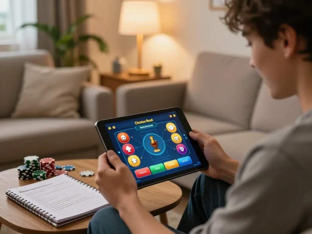 Gioco coinvolgente a casa con l'interfaccia del gioco Chicken Road, che mostra le recensioni chicken road per i giocatori di casinò online.