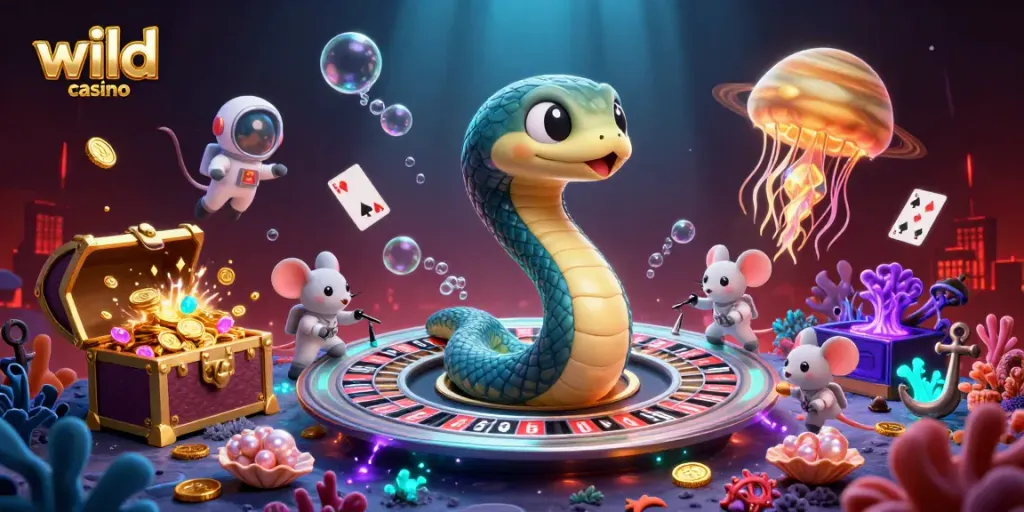 Experience thrilling action at wild tokyo casino with cosmic characters and vibrant visuals.