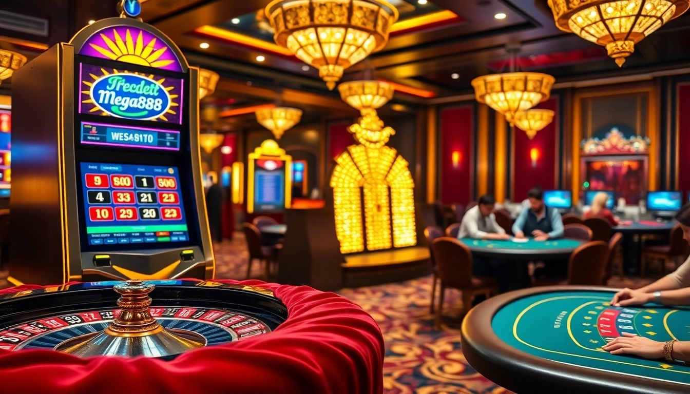 Win big with free credit mega888 at a luxurious casino slot machine experience.