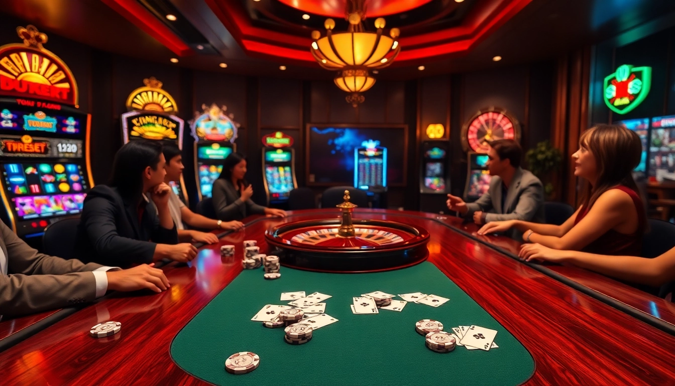 Experience high-stakes excitement at the KJC pro casino with dynamic poker and roulette actions.