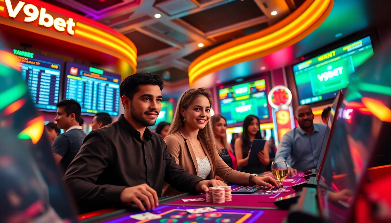 Experience the excitement of V9bet's casino games and secure betting options.