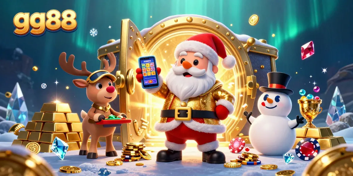 Spin to win jackpots with gg88's vibrant casino characters in an action-packed scene.