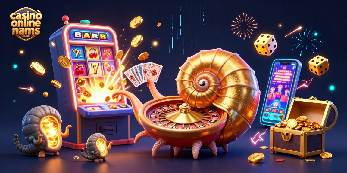 Engage with the vibrant world of casinò online non aams, featuring a giant nautilus roulette and bursting slot machines.